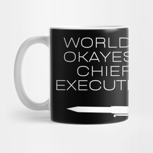 World okayest chief executive Mug